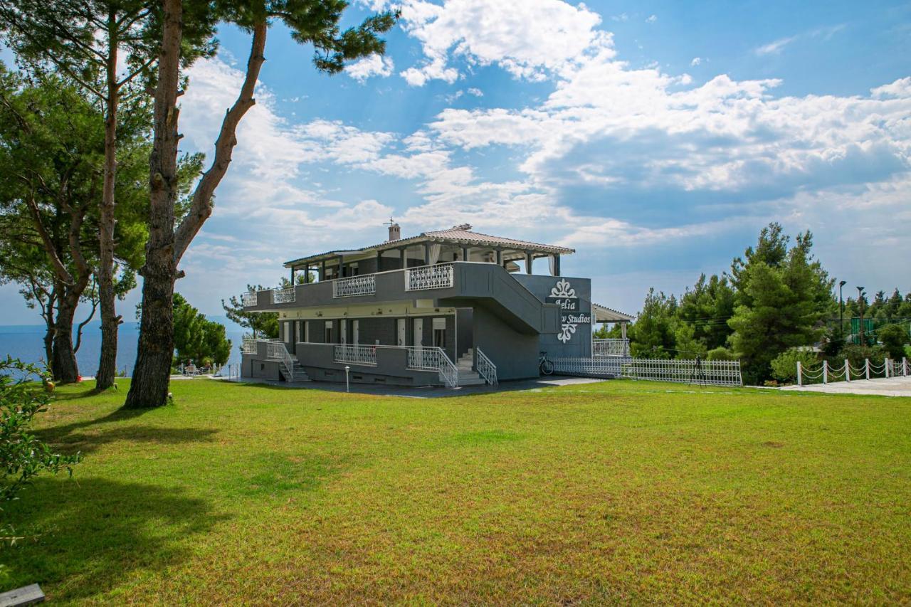 Aelia Sea View Studios Áfitos Exterior foto