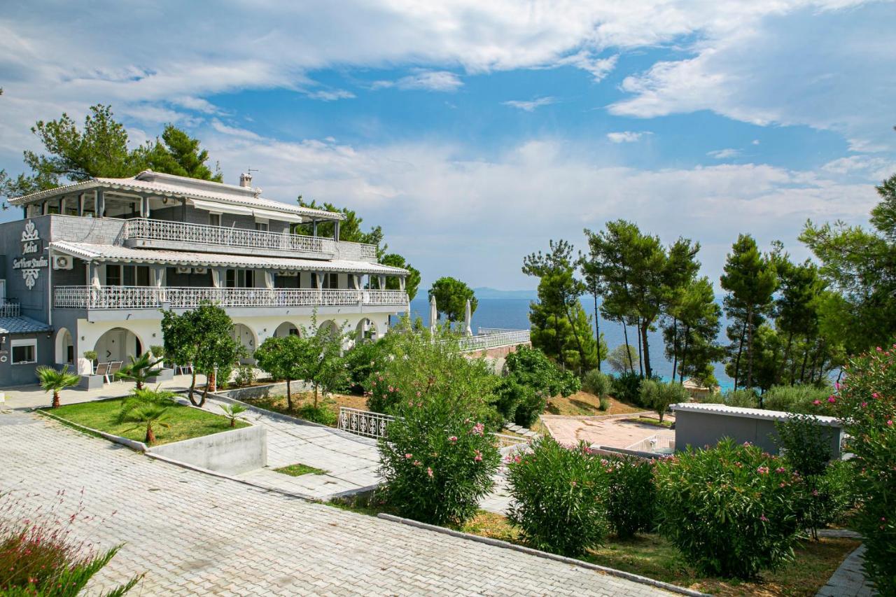 Aelia Sea View Studios Áfitos Exterior foto
